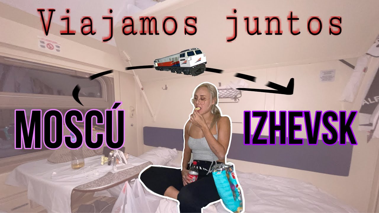 Viajamos juntos de Moscú a Izhevsk 🇷🇺 - @adelina_fominykh