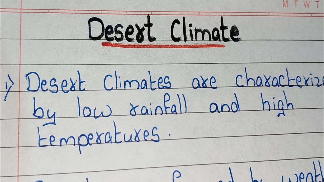 10 Lines on Desert Climate || Essay on Desert Climate in english|| Few Sentences about Desert