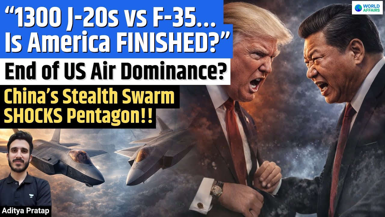 China’s J-20 Surge vs F-35: The End of US Air Superiority?