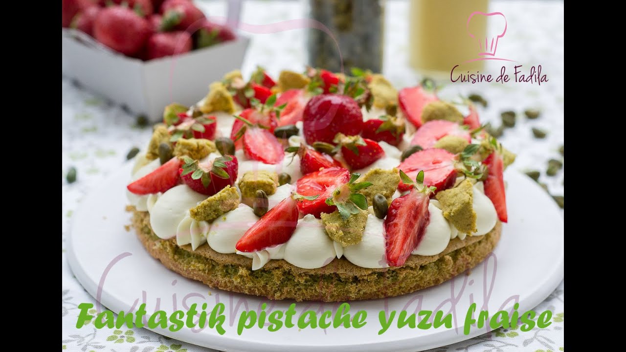 Fantastik pistache yuzu fraise