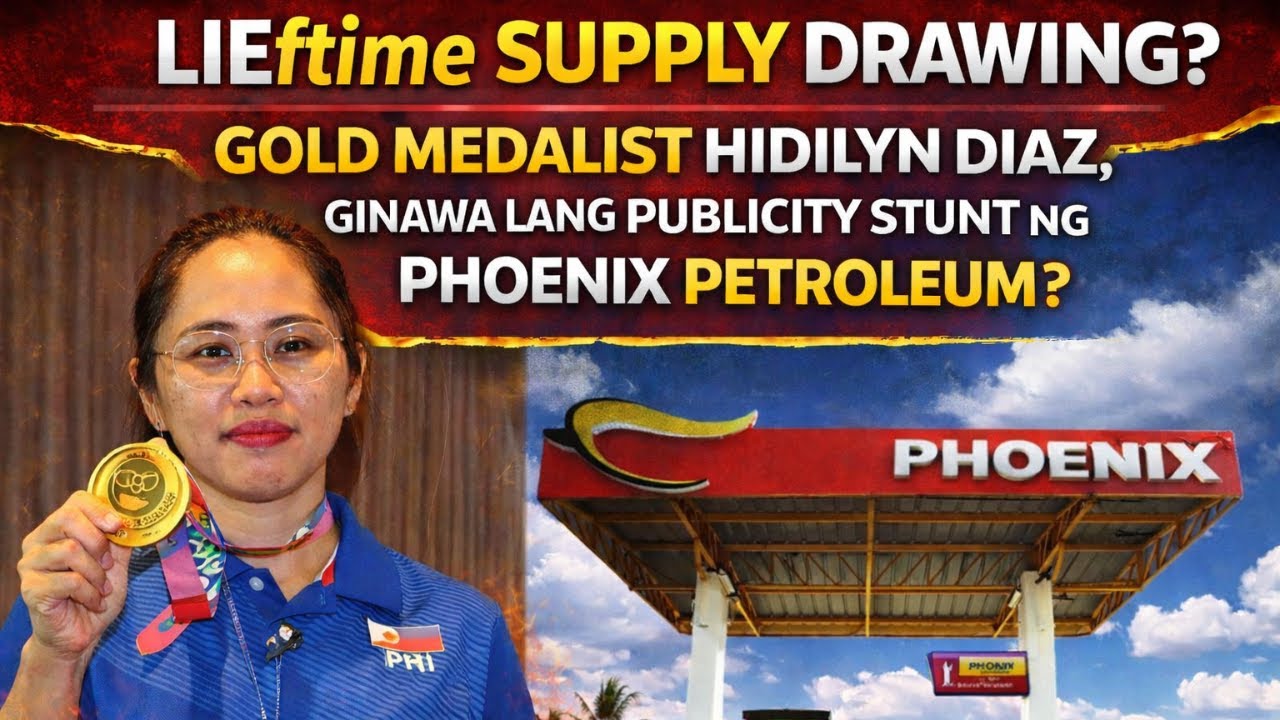 LIFETIME SUPPLY- GOLD MEDALIST HIDILYN DIAZ, GINAWA LANG PUBLICITY STUNT NG PHOENIX PETROLEUM?
