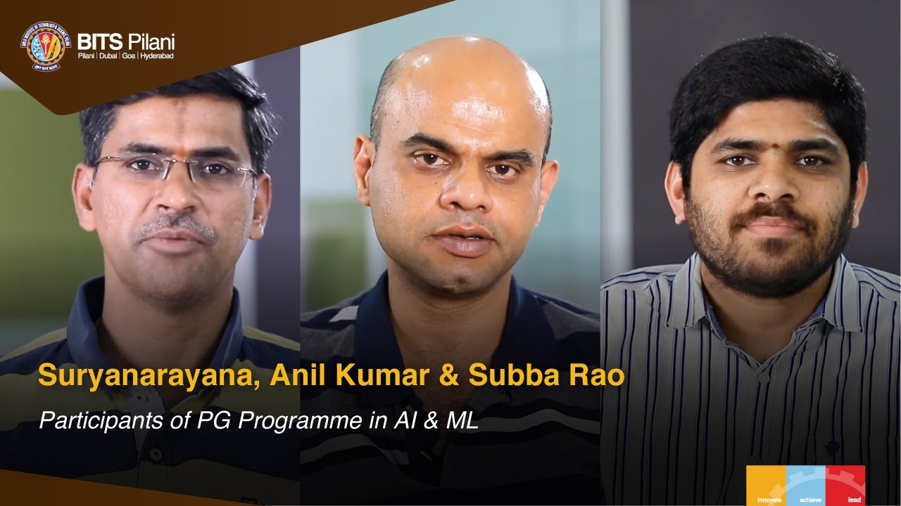 Participants of BITS Pilani PG Program in AI & ML speak about their experience