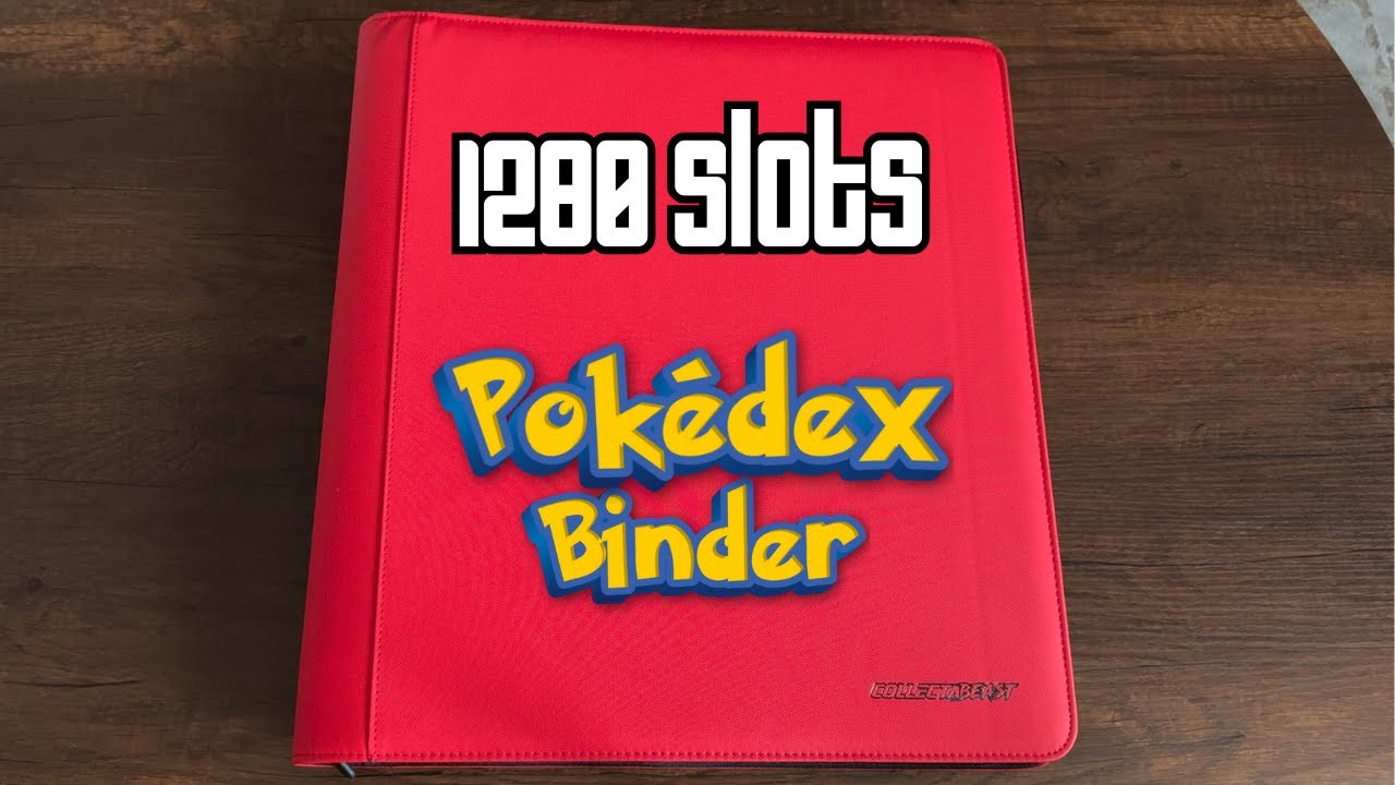 Upgrading My Pokedex Binder ➟ 20 Pocket 1280 Slots Binder