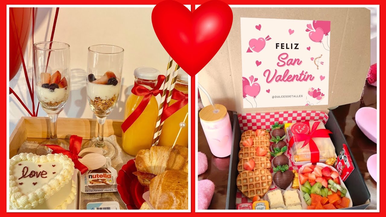 Deliciosos y hermosos “ Desayunos para San Valentín 💘 “