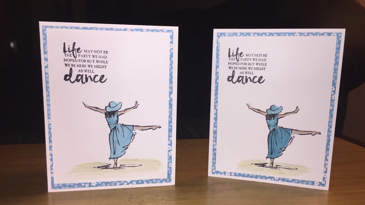 Stampin' Up! Beautiful You - Dance Card
