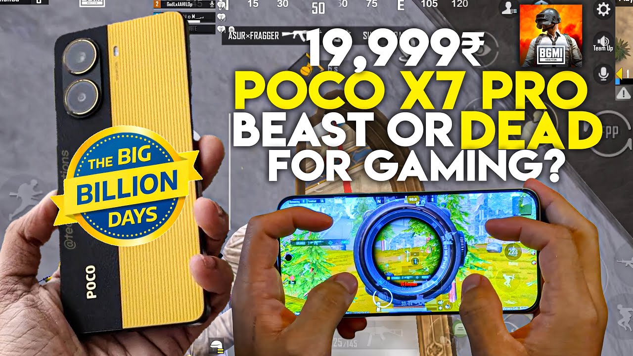 Poco X7 Pro Gaming Review 2025 | 20K Me Monster Performance! | Worth Buying in BBD Sale? 2025 