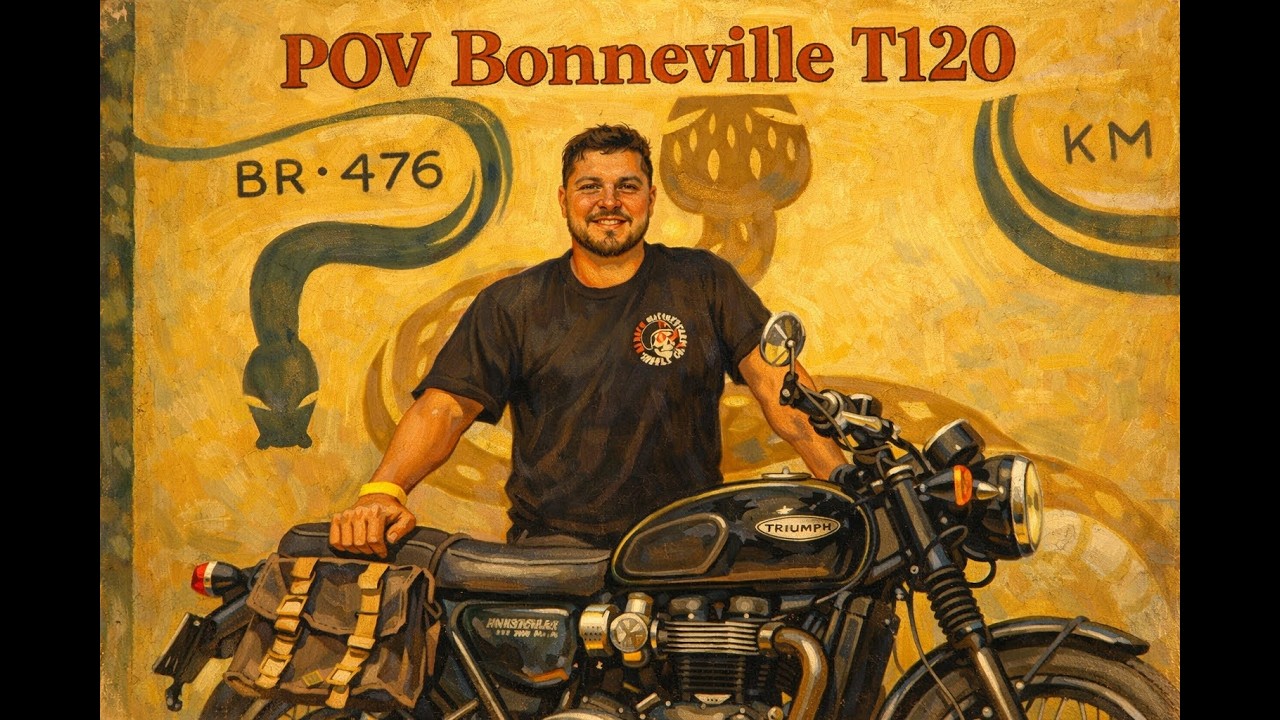 Estrada Rastro da Serpente POV Bonneville T120