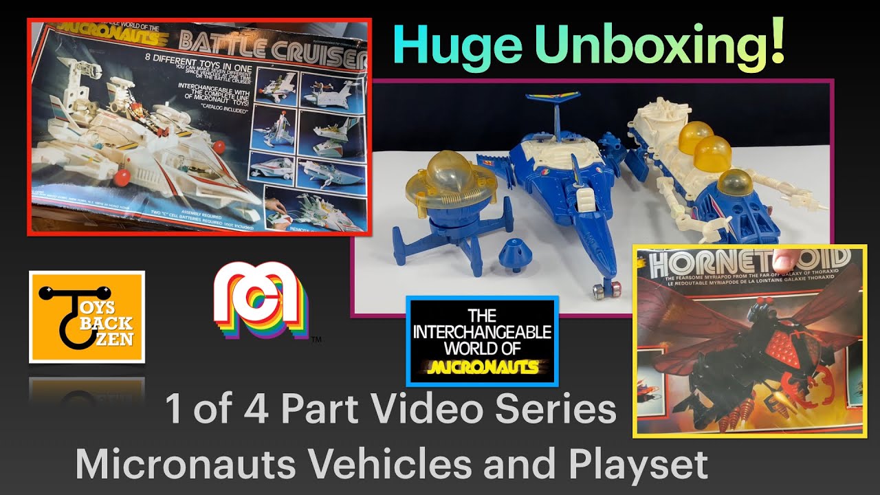 Micronauts - MAL - Hornetoid - Battle Cruiser - Rocket Tubes Toy Reveal     Part 1