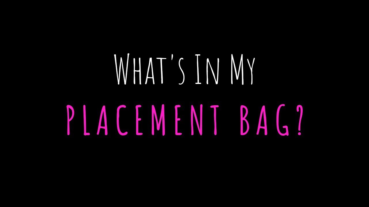 WHAT IS IN MY 2ND YEAR PLACEMENT KIT?