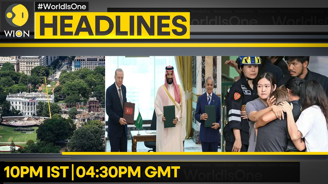 India: Following Mecca Defence Pact | 8 Dead in Thailand School Shooting | WION Headlines
