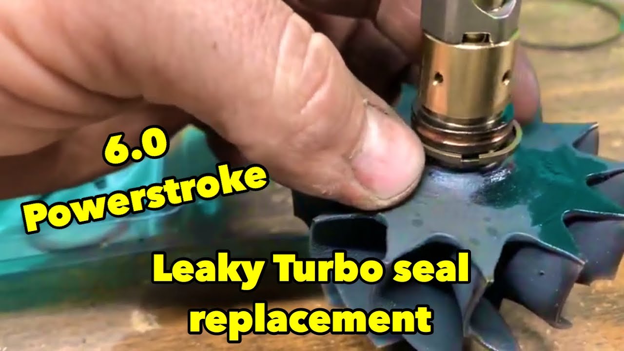 6.0 Замена уплотнений турбокомпрессора Powerstroke