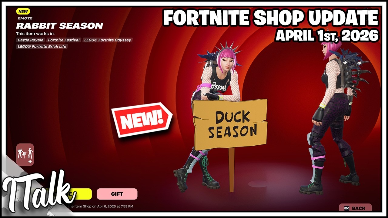 Fortnite Shop NO BRAINROT THANK GOD! [April 1st, 2026] (Fortnite Chapter 7)