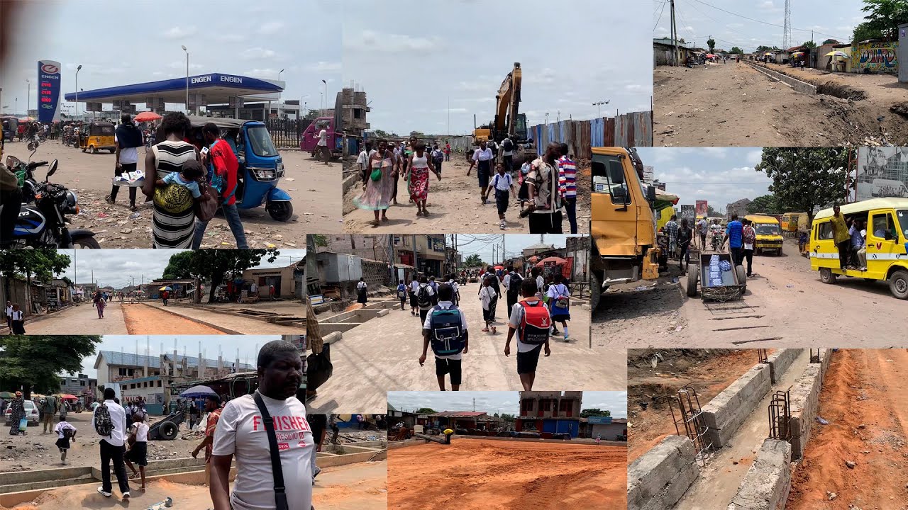 N'DJILI QUARTIER 5 NIOSO EKOMI NA MACADAM PE MAISON COMMUNAL YA N'DJILI ESILI EKOMI KITOKO