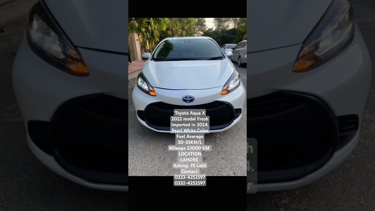 Toyota Aqua x |2024|For sale 
