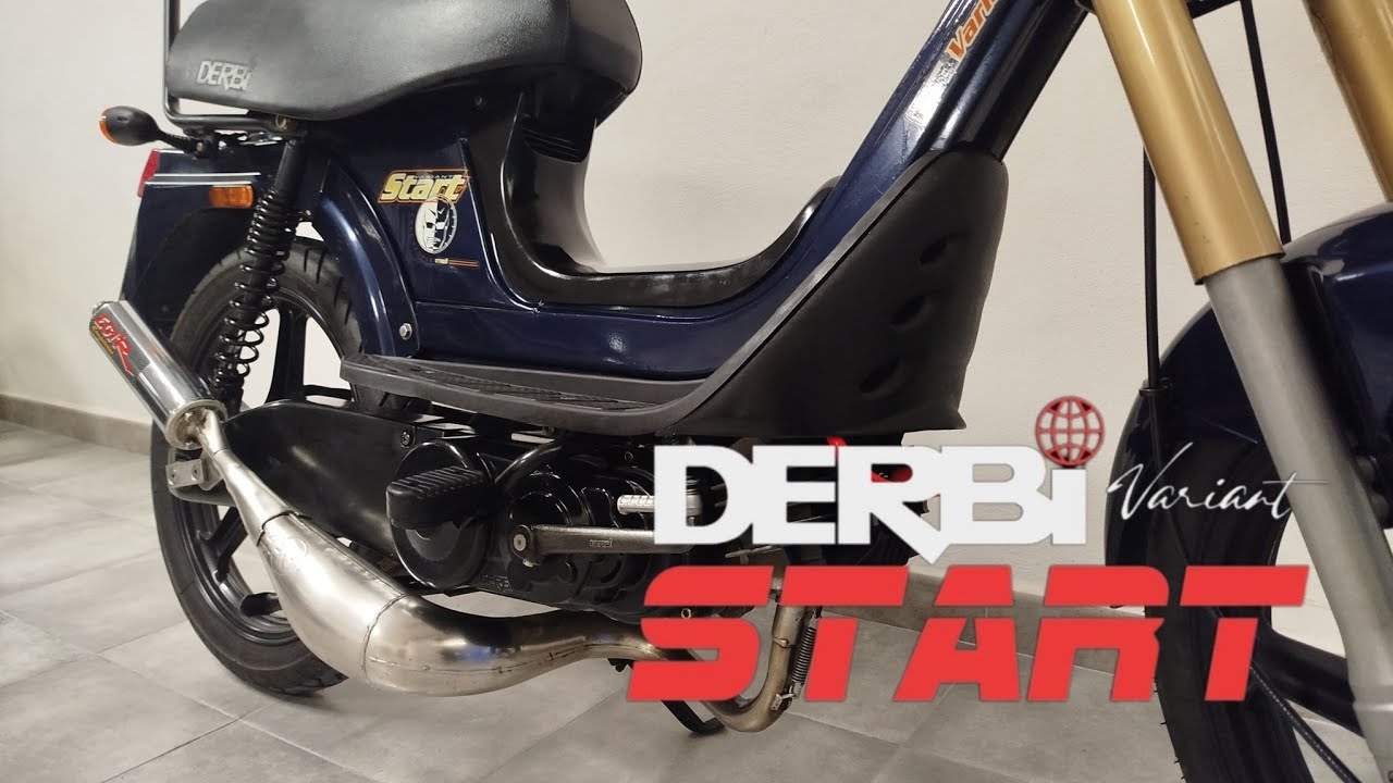 Presentación Derbi varíant start 5 con 74metrakit, caja de laminas, zen #2tiempos