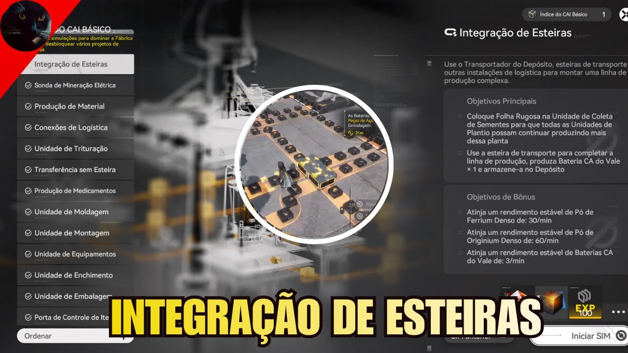 Integração de Esteiras - Arknights: Endfield