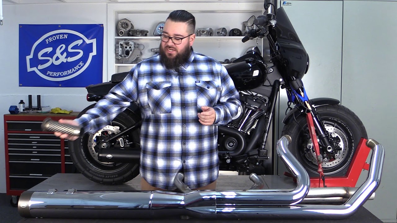S&S Cycle Product Spotlight - Sidewinder 2 into 1 Exhaust System for Touring Bikes