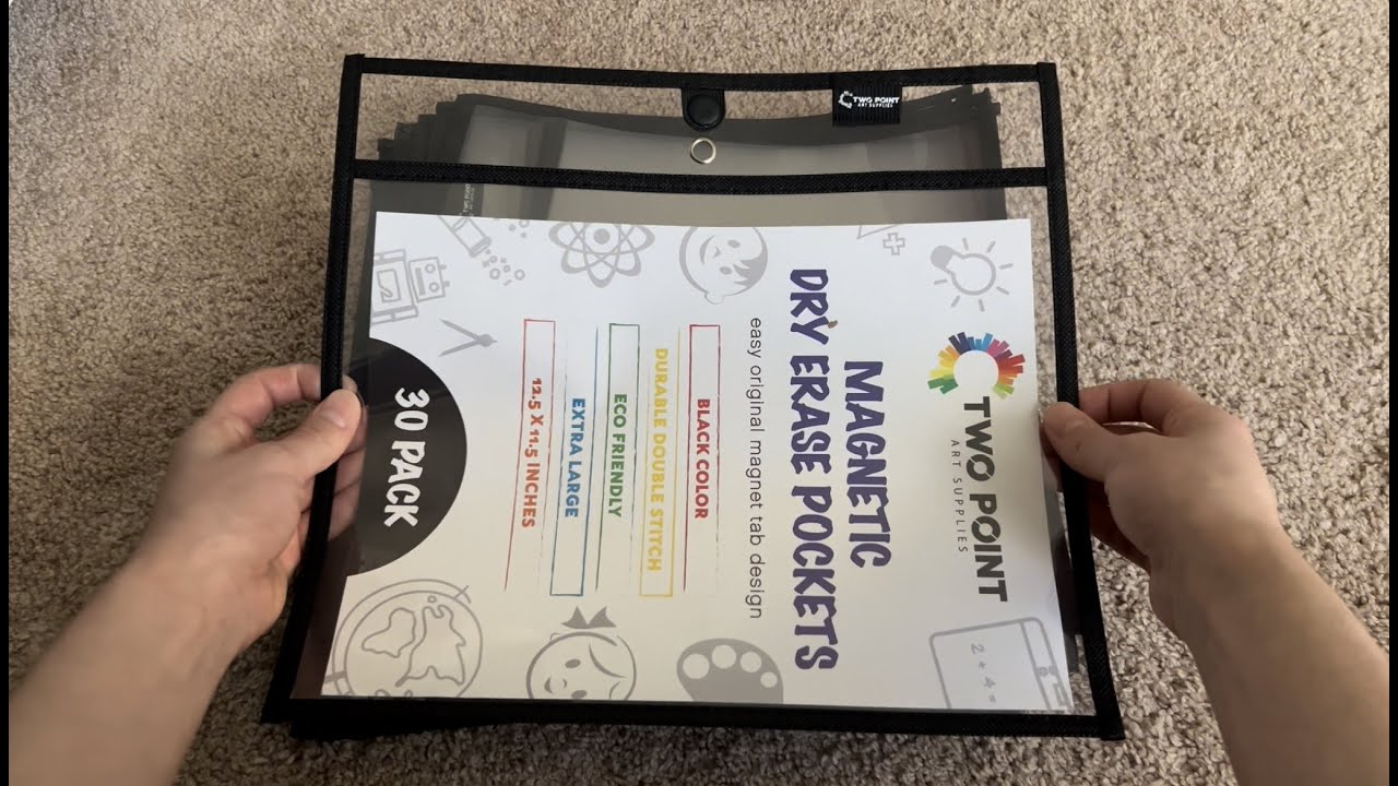 Review of Magnetic Dry Erase Pockets by Two Point