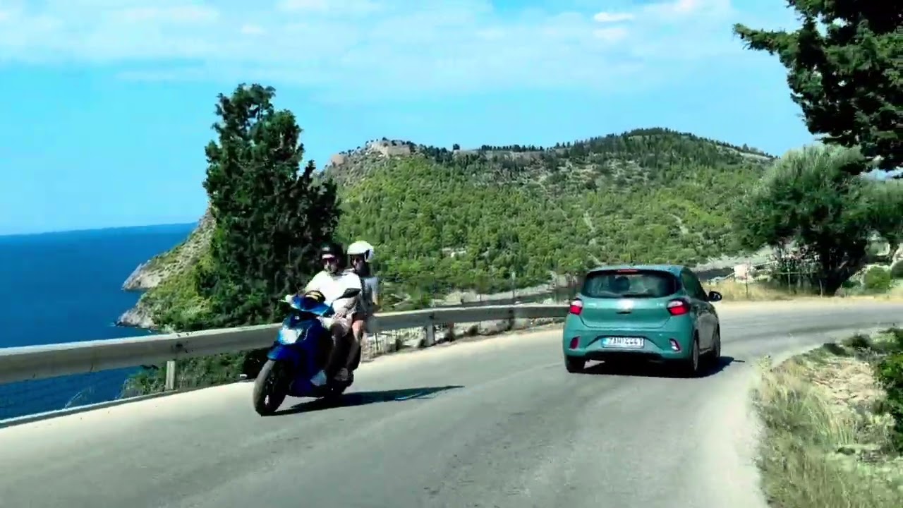 The Drive Down Into Asos, Cephalonia