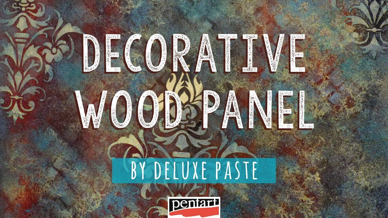 Faldekor Deluxe pasztával // Decorative wood panel by Deluxe Paste