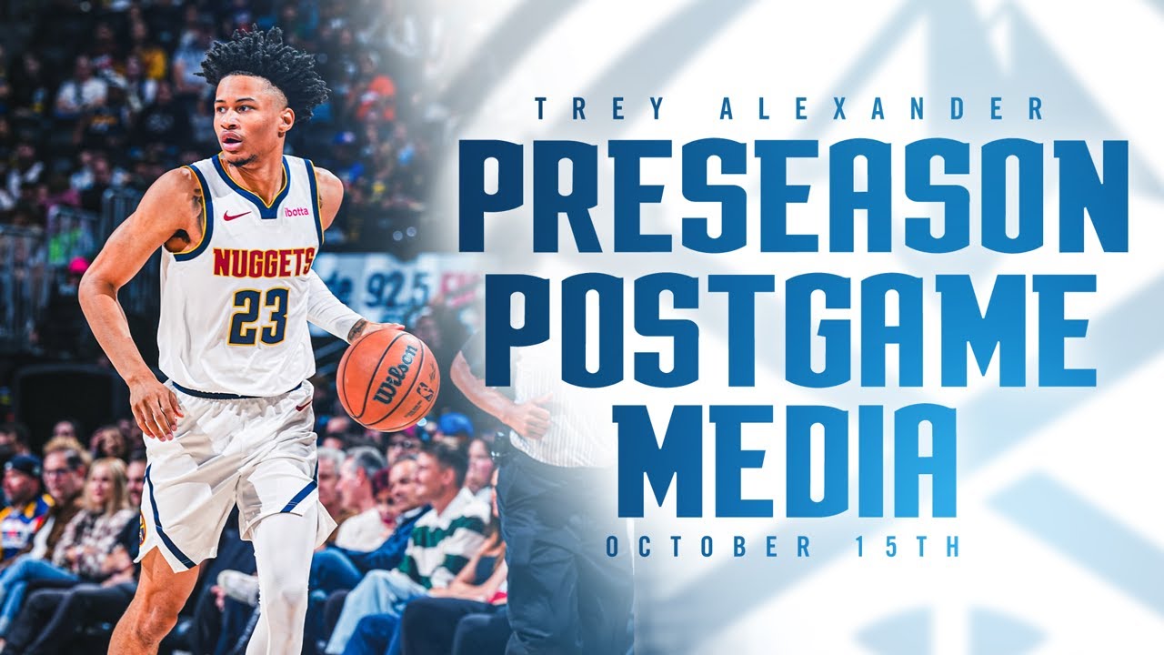 Trey Alexander Full Postgame Press Conference vs. Thunder 🎙 | 10/15/24 Preseason