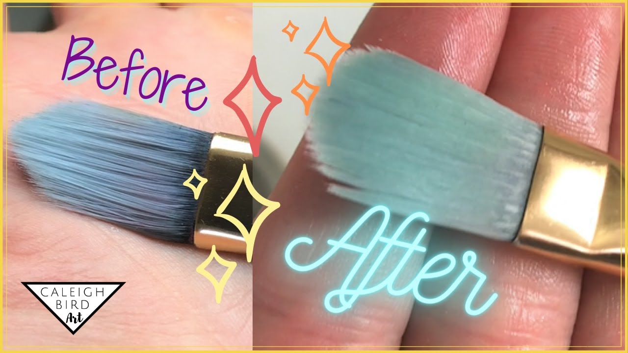 How to Clean and Restore Paint Brushes