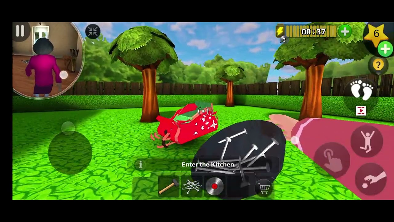 #scary teacher 3D video #Santa part 2#