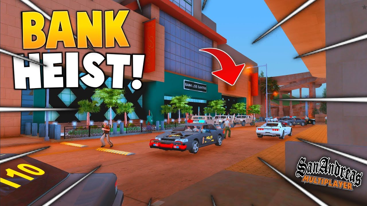 PERAMPOKAN BANK TERBESAR DIKOTA LOS SANTOS NEVERDAY !! GTA SAMP ROLEPLAY INDONESIA