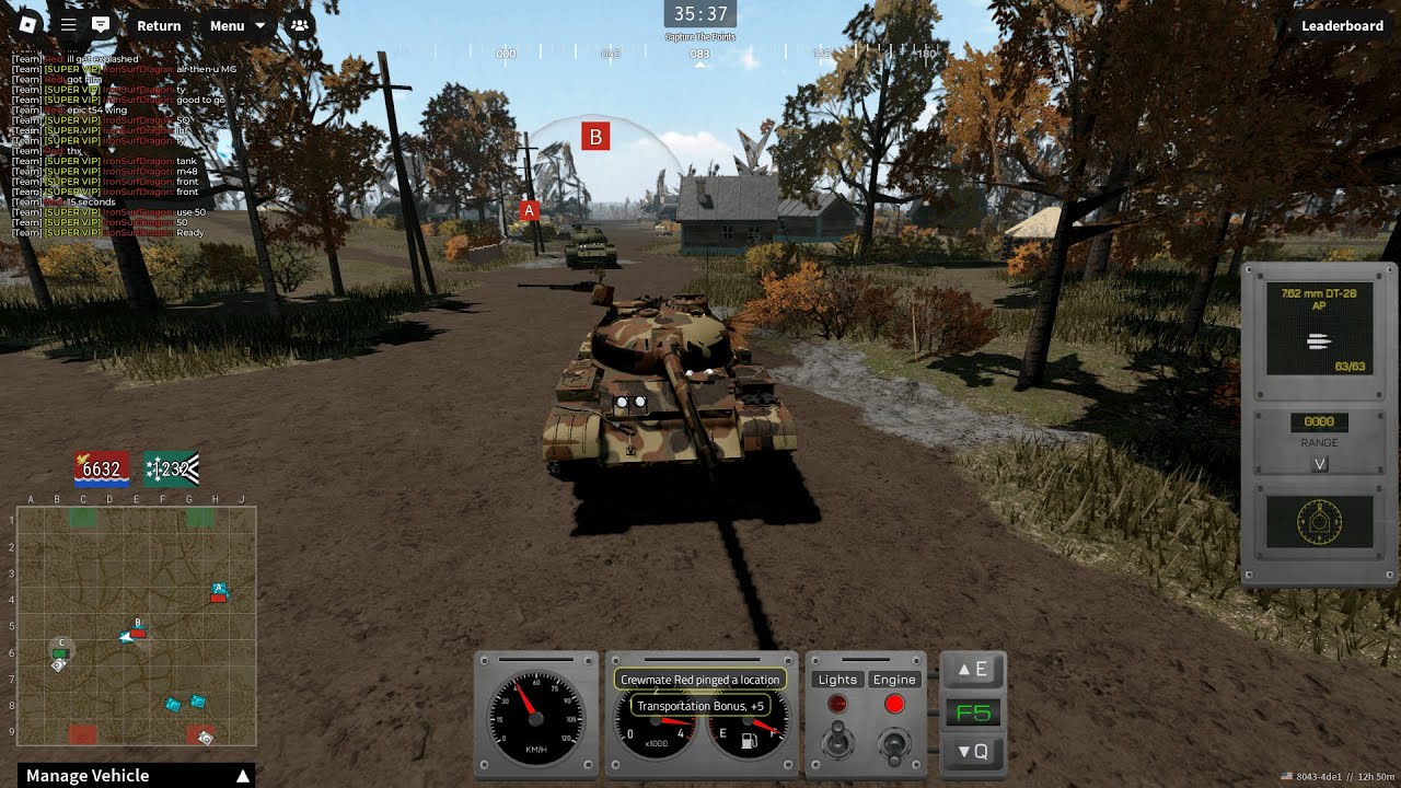 Autumn Domination - (Multicrew Tank Combat) ROBLOX