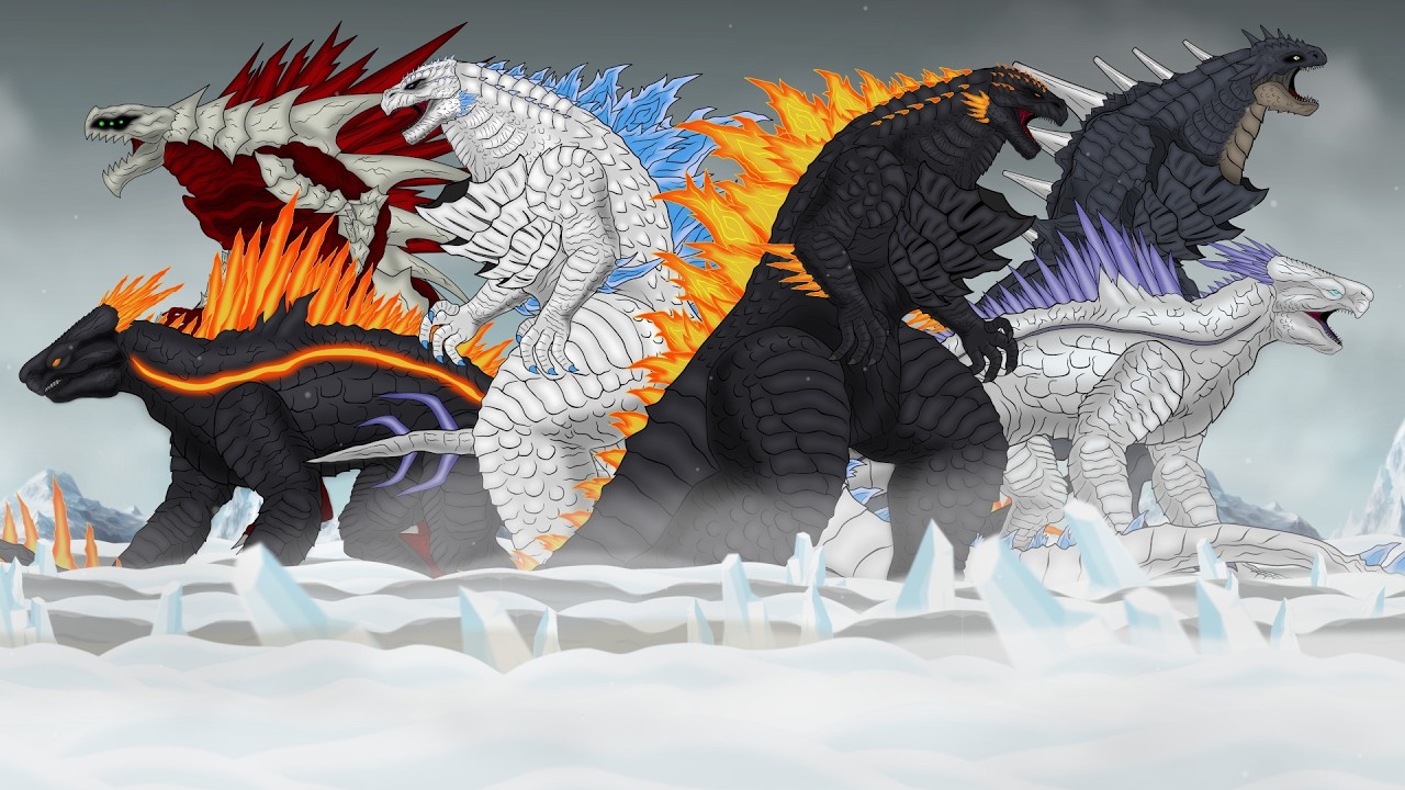 The Fusion of Legendary Godzilla X Shimo : Evo ShimoZilla VS Astaroth VS Magfrost Zilla [Part01]