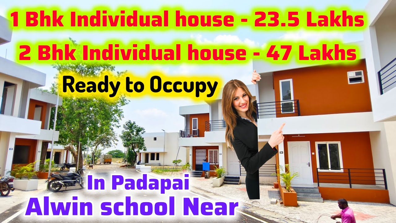 🏠Ready to Occupy தனி வீடு 23.5 Lakhs🥰Near Alwin School Padapai💥Super Royal Community💐