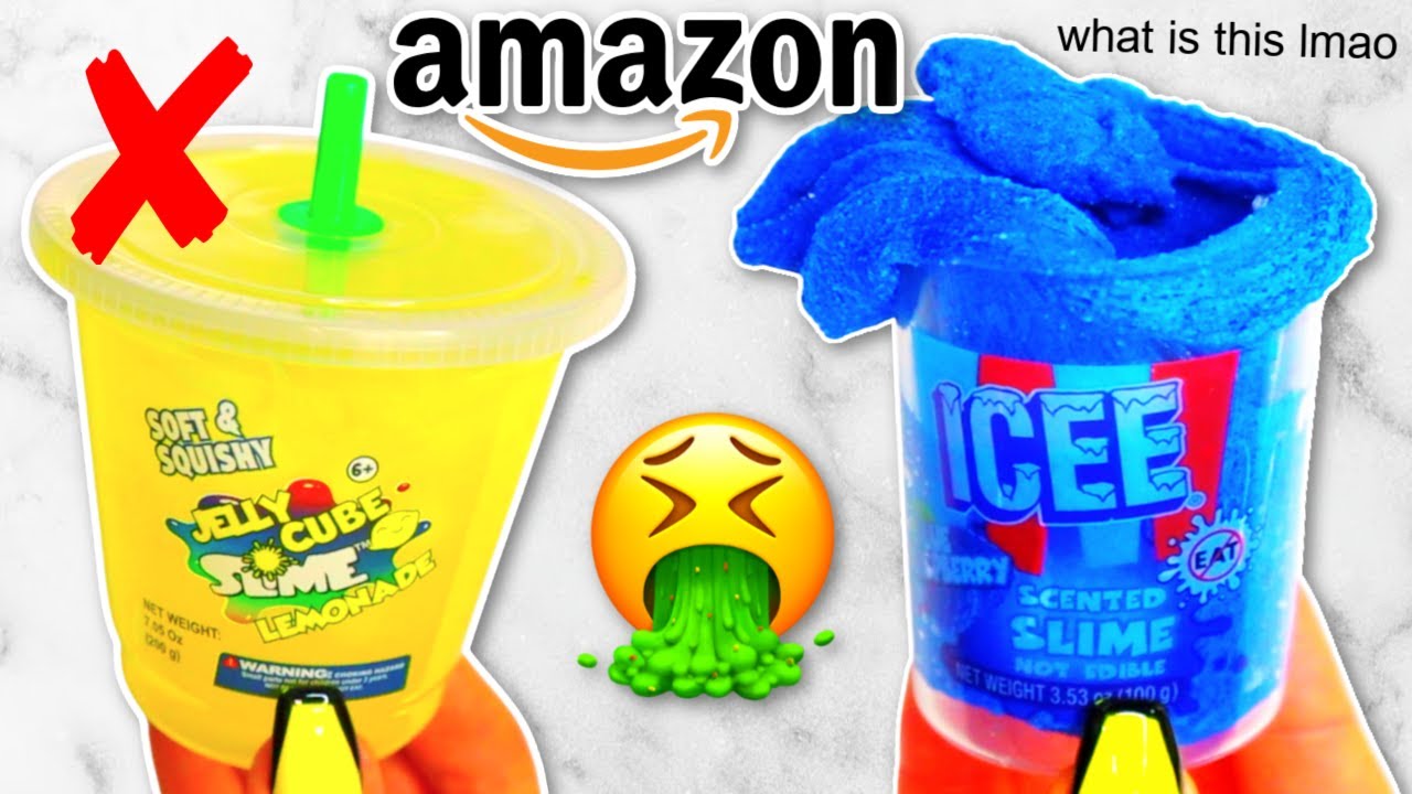 $5 Amazon Slime Review: are cheap slimes WORTH it?!?!