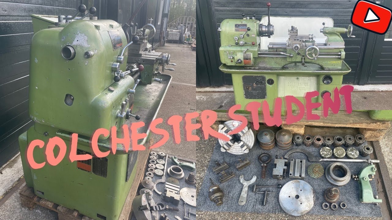 Colchester Student MK1 Lots of accessoires Lathe Svarv Drehmaschine