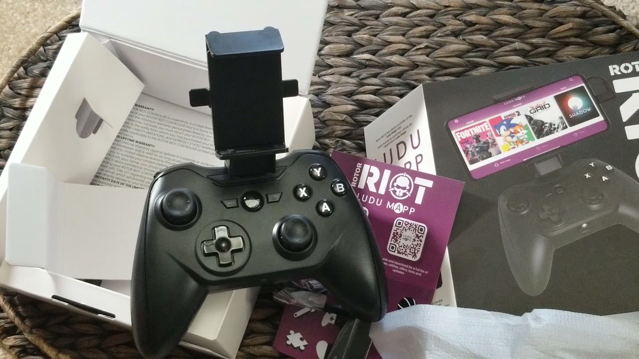 Rotor Riot Android Game Controller unboxing (unedited)