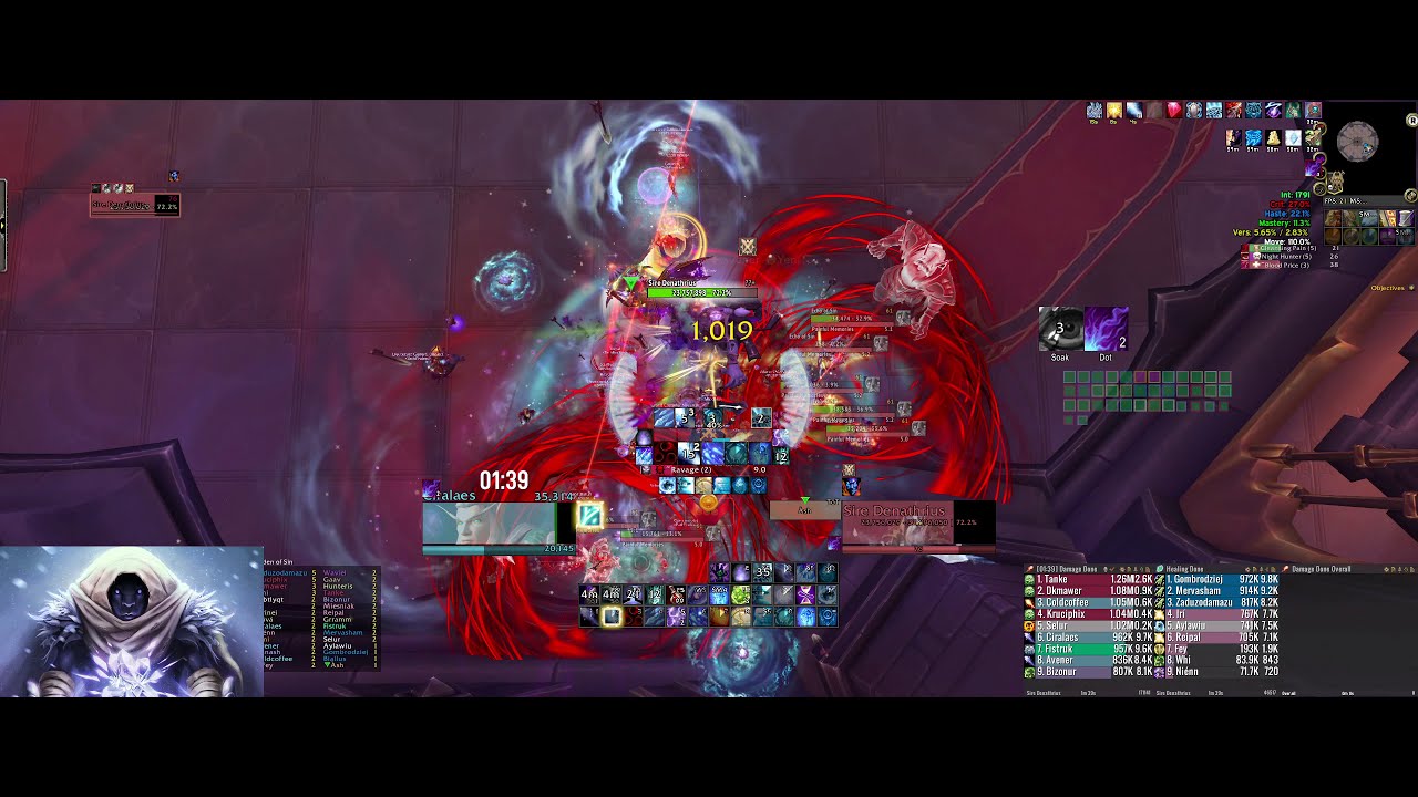 Heroic Sire Denathrius - Frost Mage PoV 100%