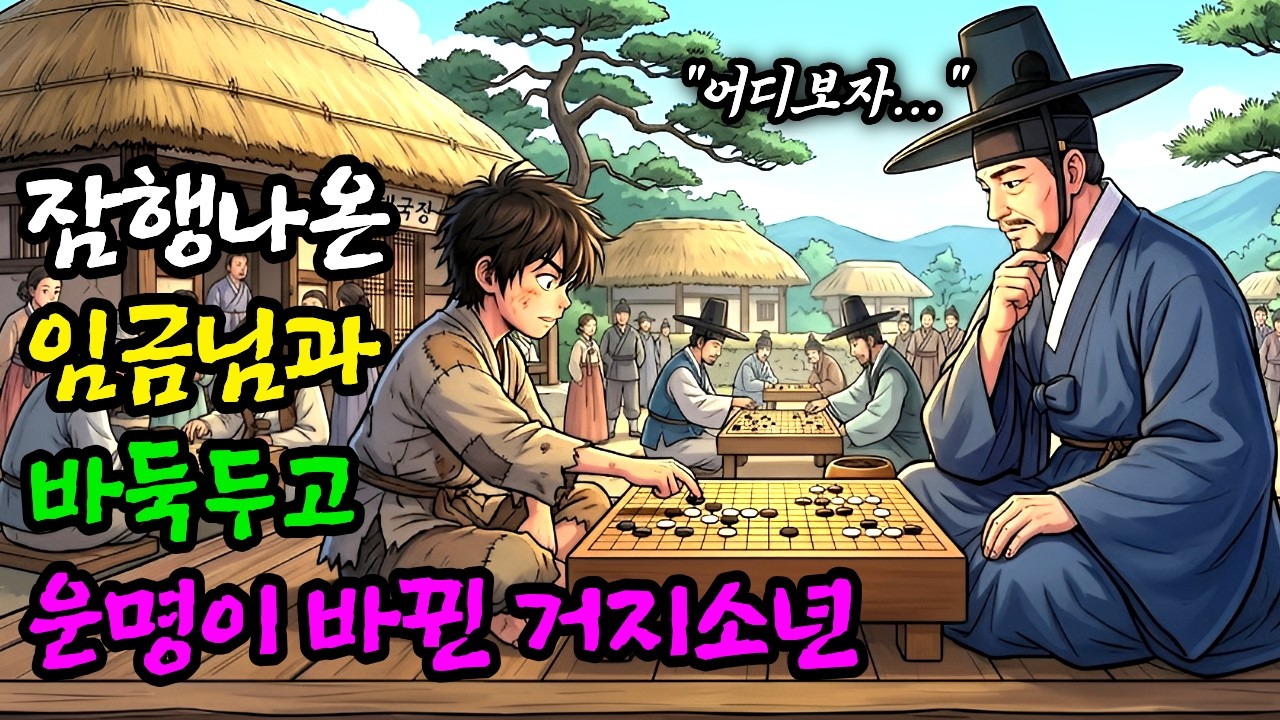 바둑 천재 거지 소년에게 바둑으로 진 잠행나온 임금, 그 소년의 정체는?ㅣ야담ㅣ옛날이야기ㅣ옛이야기ㅣ오디오북ㅣ시니어ㅣ수면동화ㅣ시집ㅣ시댁ㅣ조선야담ㅣ사연ㅣ설화ㅣ민담ㅣ감동이야기