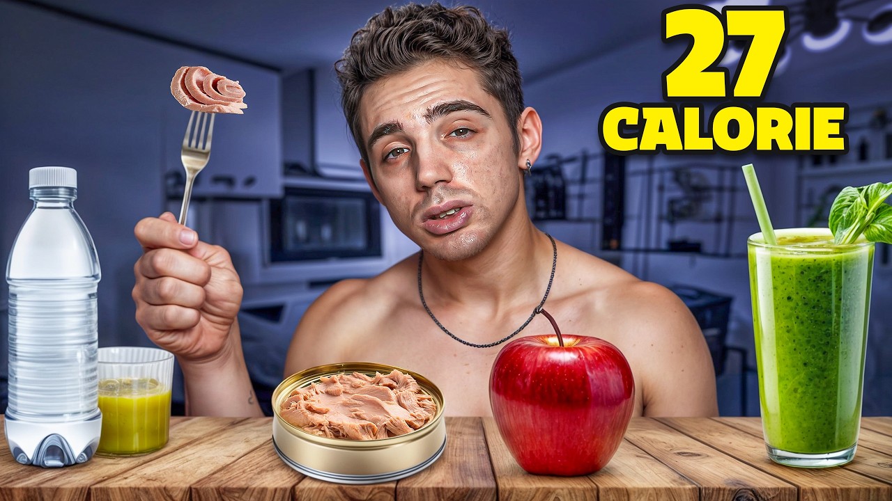 HO PROVATO LA DIETA PIU' ESTREMA DEL MONDO PER 100H (-5 Kg)