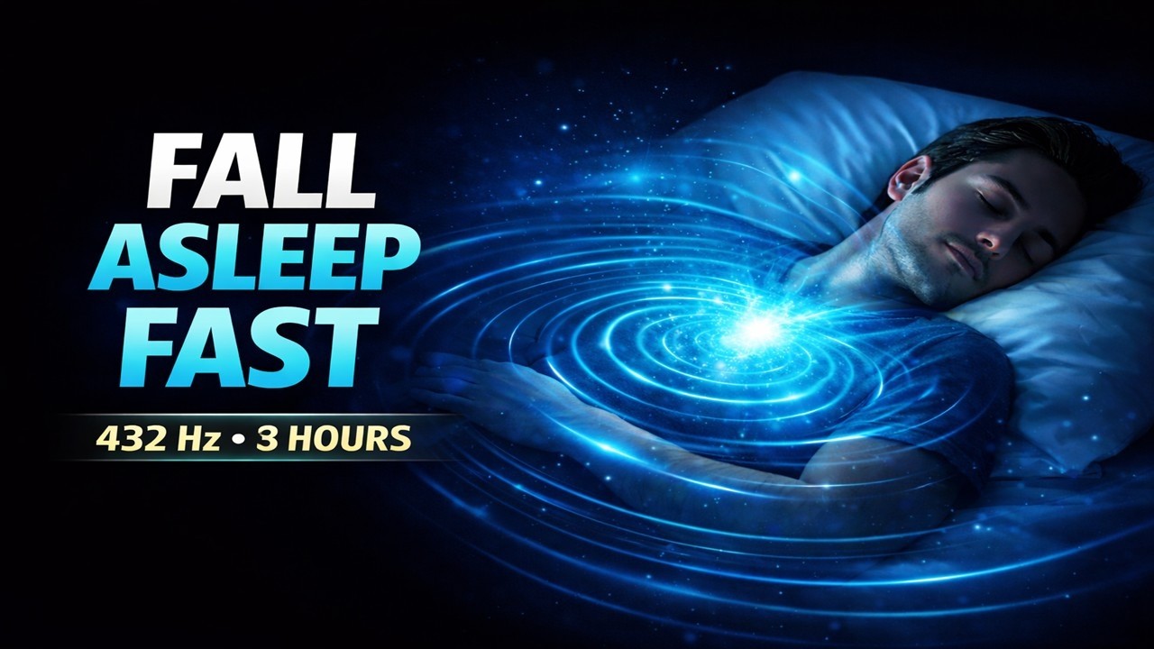 432 Hz Deep Sleep Music (3 Hours) • Relax Your Nervous System & Fall Asleep Faster