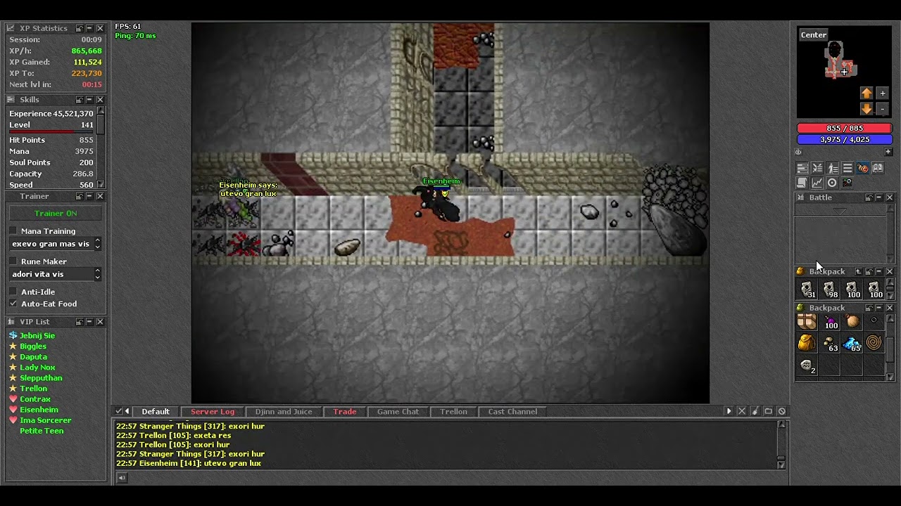 Stranger things botting on Classick 7.4