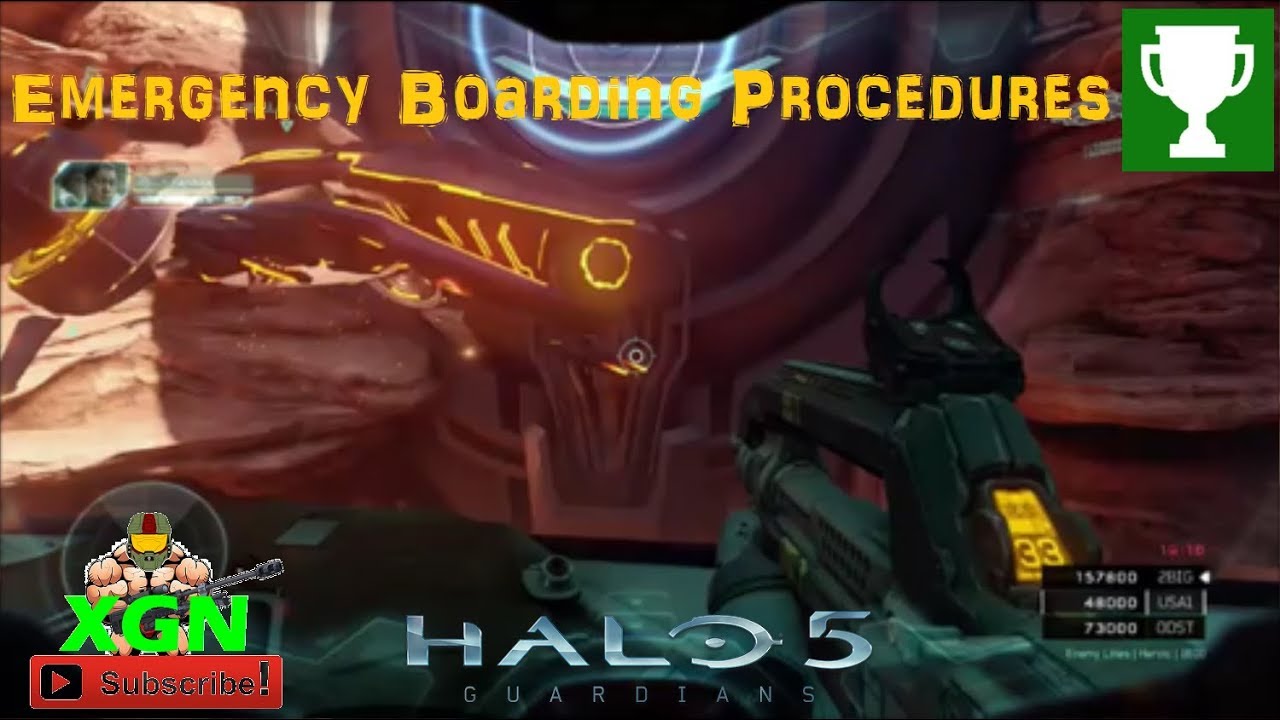 Halo 5 how to unlock Emergency Boarding Procedures achievement!
