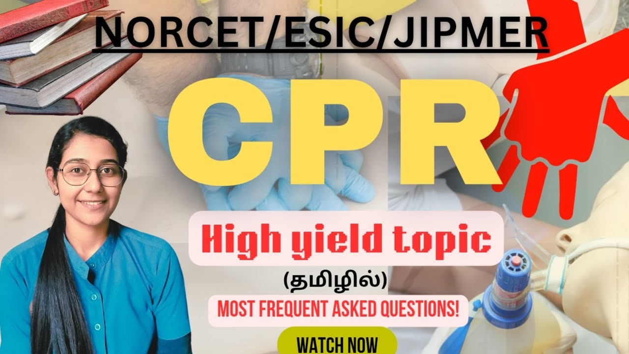 COMPLETE NOTES ON CPR 🛑||High yield points || MCQ || Nursing competitive exams#nurses #youtube#aiims