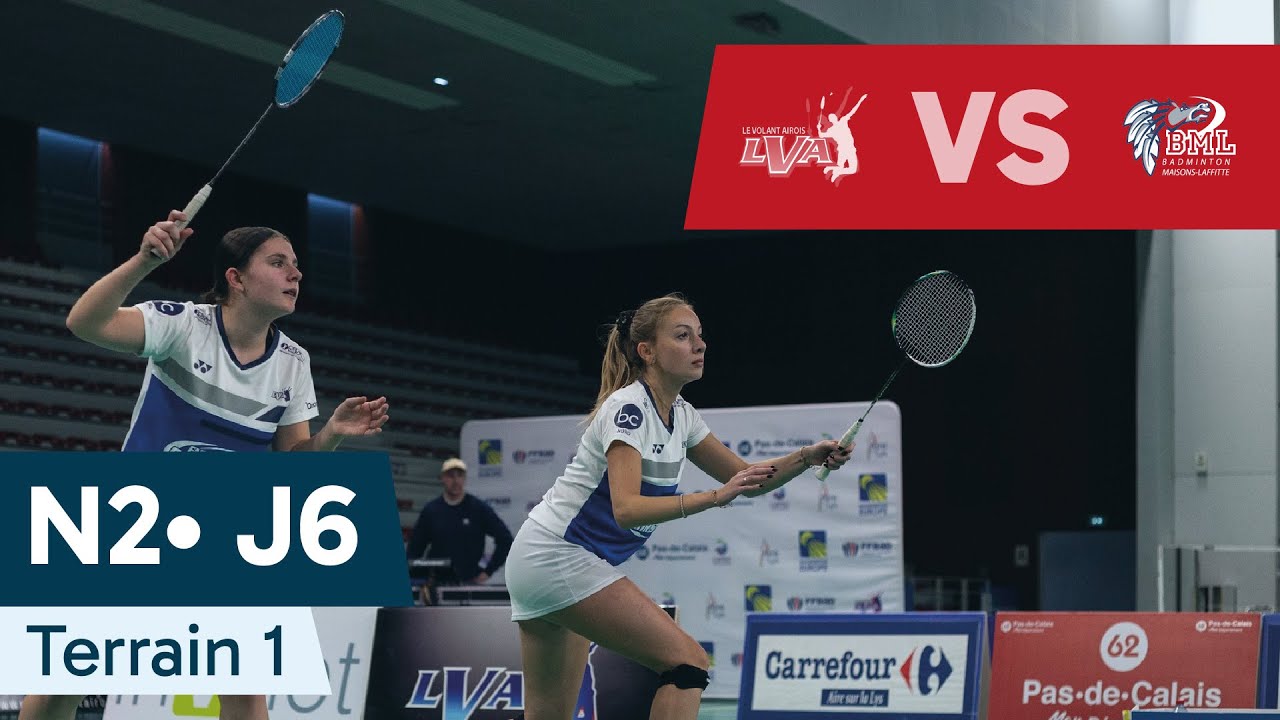 N2 – J6 | LVA 🆚 Badminton Maisons-Laffitte (Terrain 1)
