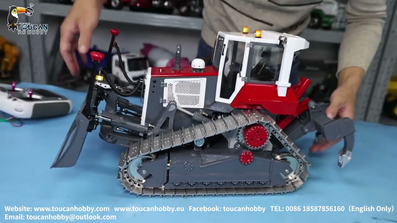 LESU 1/14 Aoue DT60 RC Hydraulic Bulldozer RTR Lights & sound.Special painting could be done for you