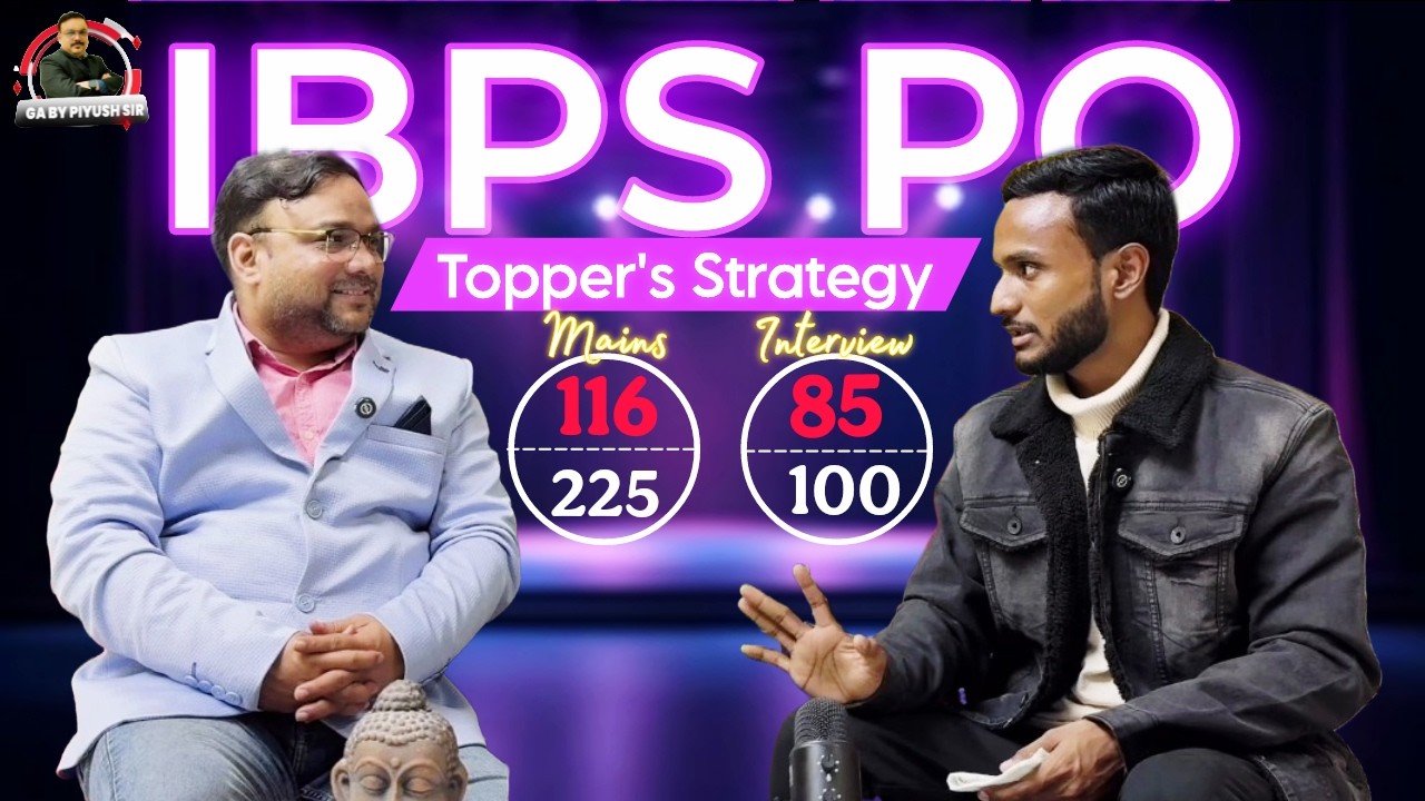 IBPS PO 2025-26 SELECTED KUSHAGRA TIWARI SUCCESS STORY | GA BY PIYUSH SIR ‪@gabypiyushsir‬