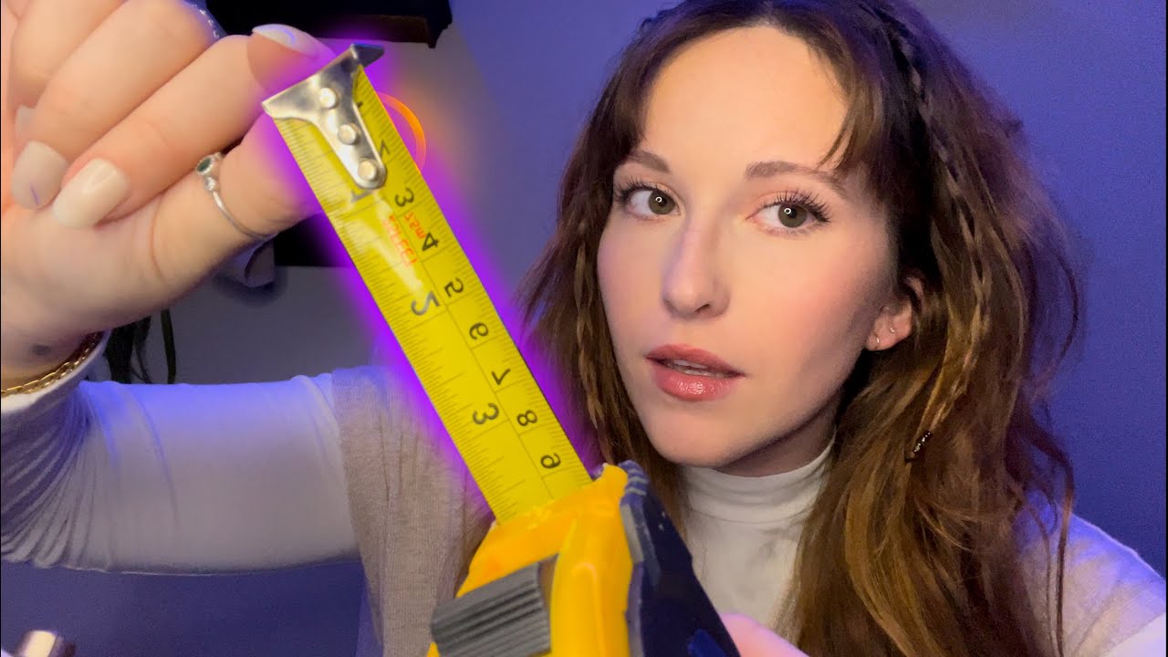 ASMR - Je MESURE ton visage! 📏 *visuel, écriture, mouth sounds, inaudible* 💤