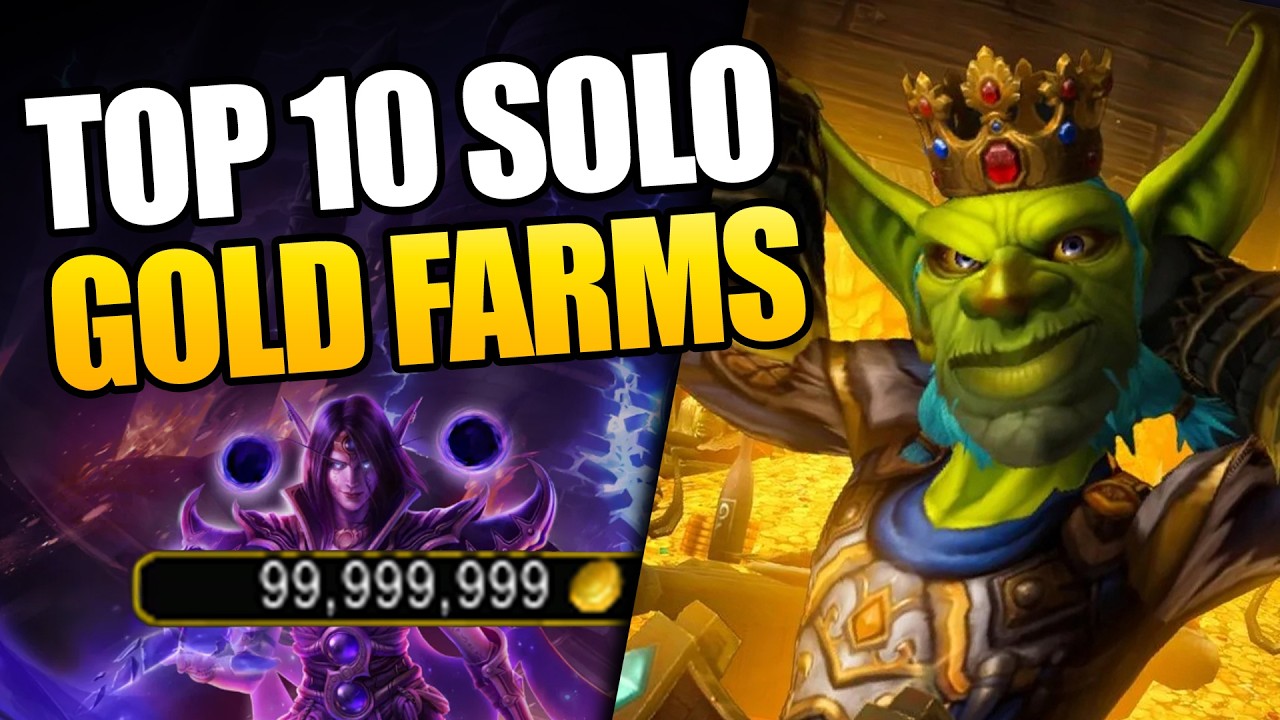 Top 10 Ways To Make Gold Solo in War Within WoW
