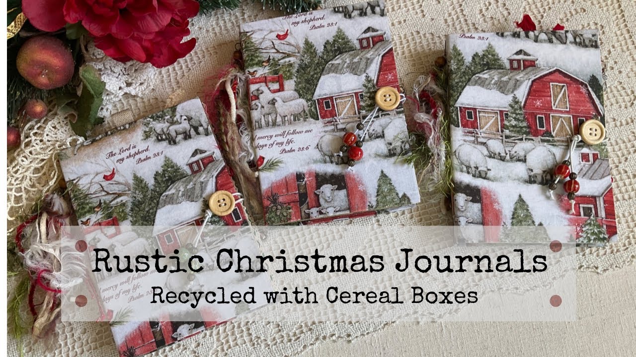 Small Rustic Christmas Junk Journals
