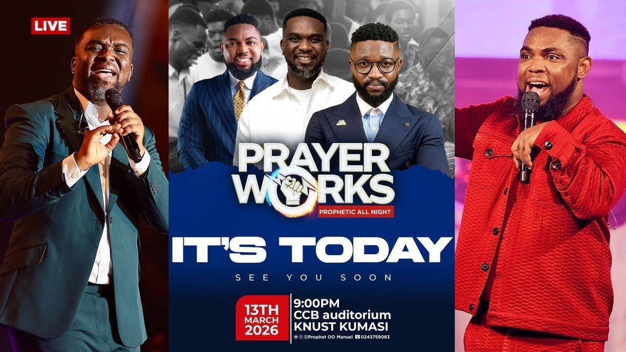 🔴LIVE: Joe Mettle And Quame Gyedu Prayer🔥Works Prophetic Watch Night
