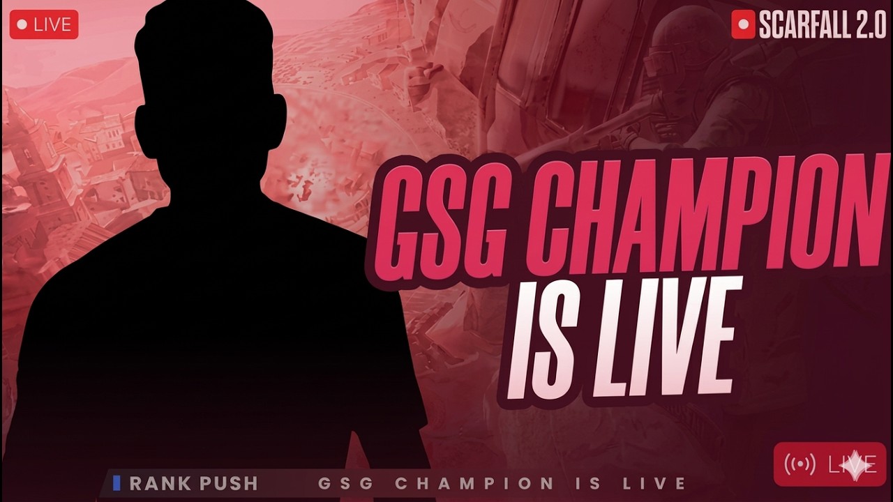 GSG ESPORTS CHAMPION IS LIVE @gsgesport13  #scarfalllive