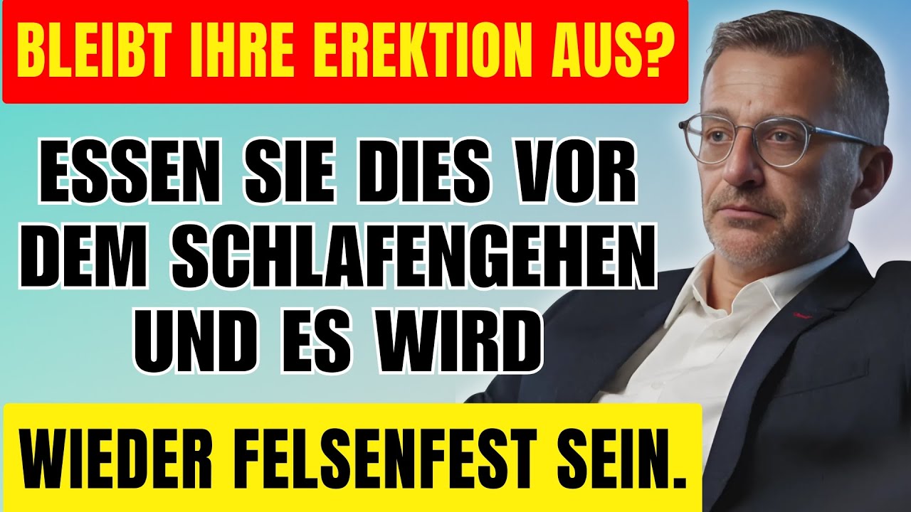 Urologe erkl&auml;rt: Diese 7 Lebensmittel bringen deine Erektion auf nat&uuml;rliche Weise zur&uuml;ck